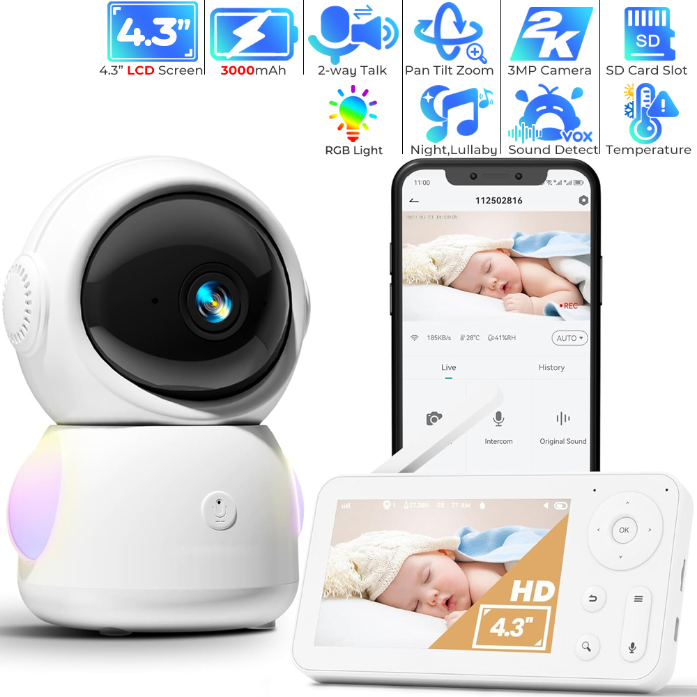 Audio Music Google - WiFi Baby Monitor with App Control