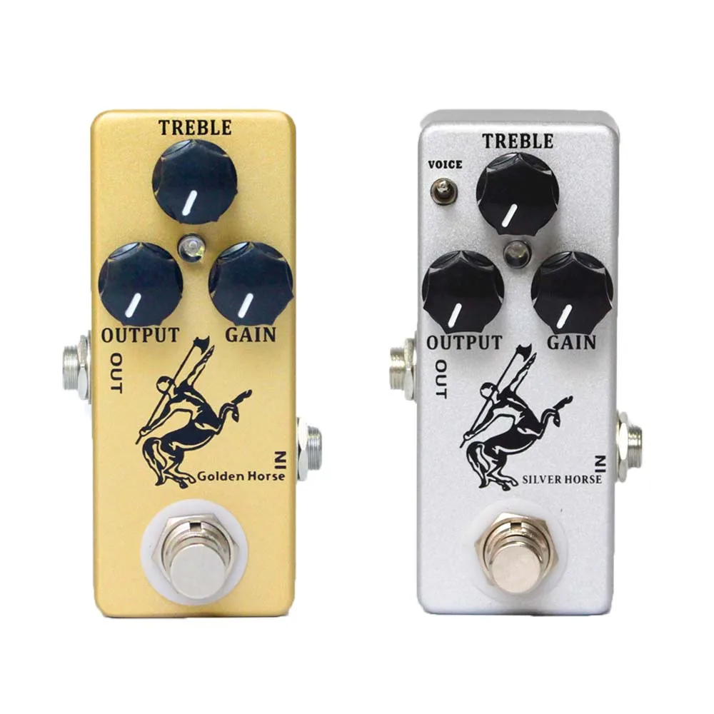 Looper Pedal Guitar - MOSKY Golden/Silver Horse Guitar Overdrive Effect