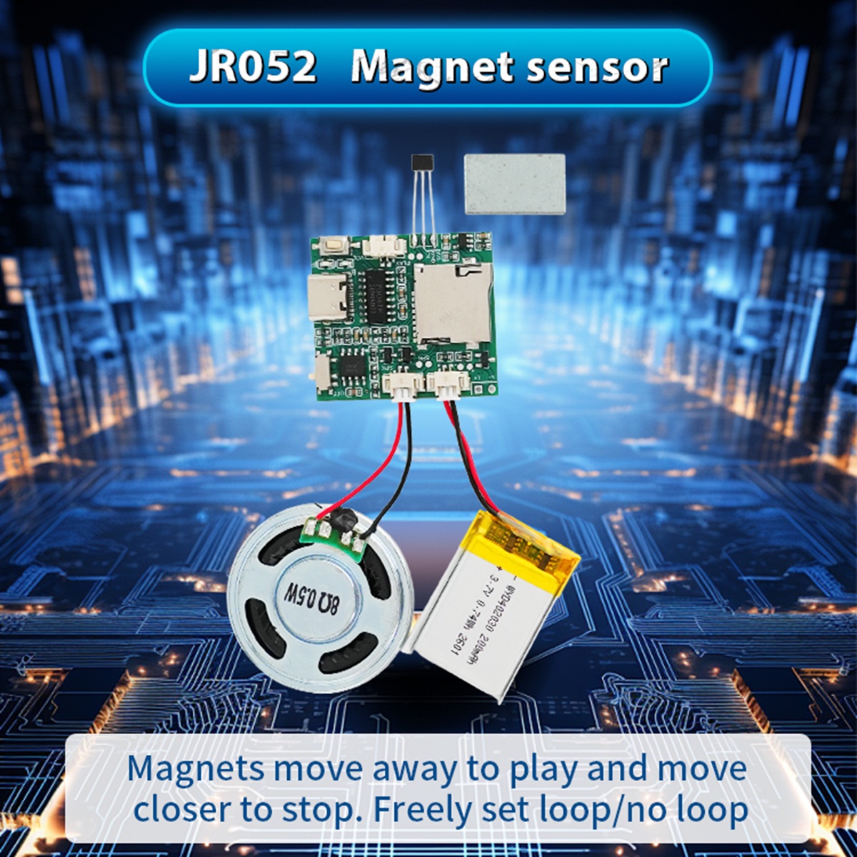 Audio Music Download Free - Programmable Sound Recorder Module, MP3 Music