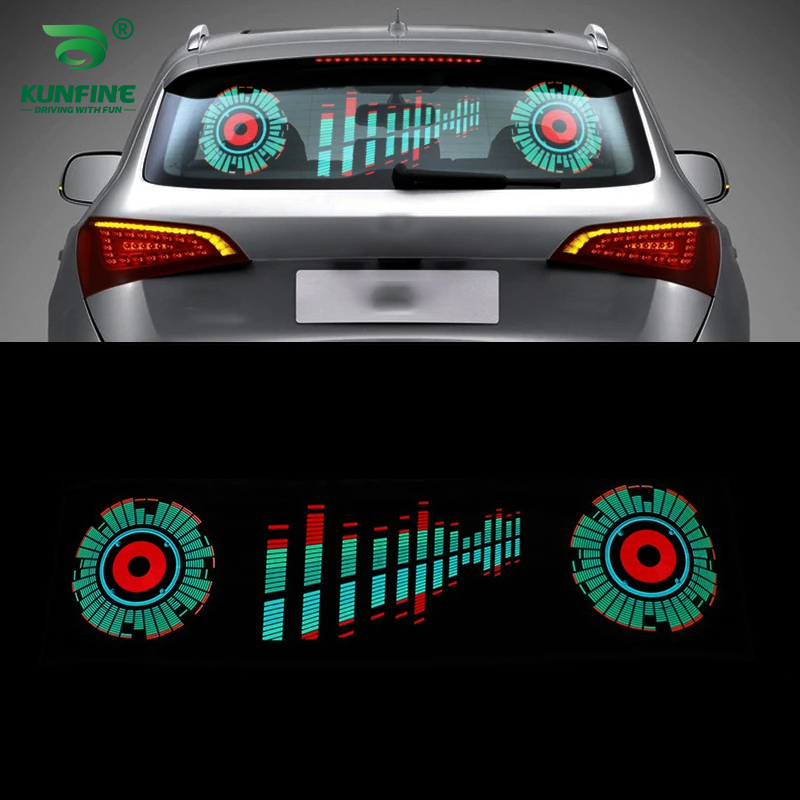 Audio Music Mixer - Car Windshield LED Sound Activated Equalizer