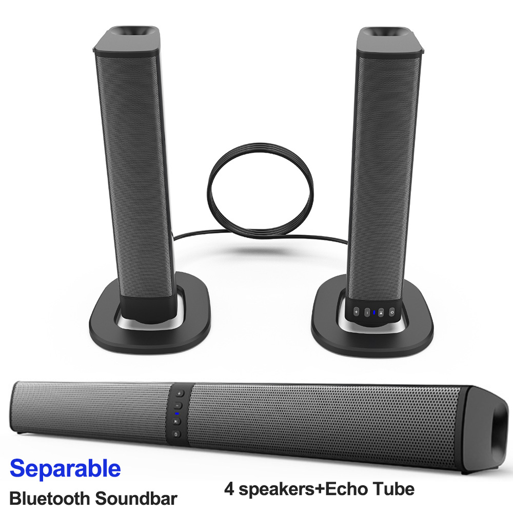 Audio And Music Separate - Separable Soundbar for TV with Subwoofer