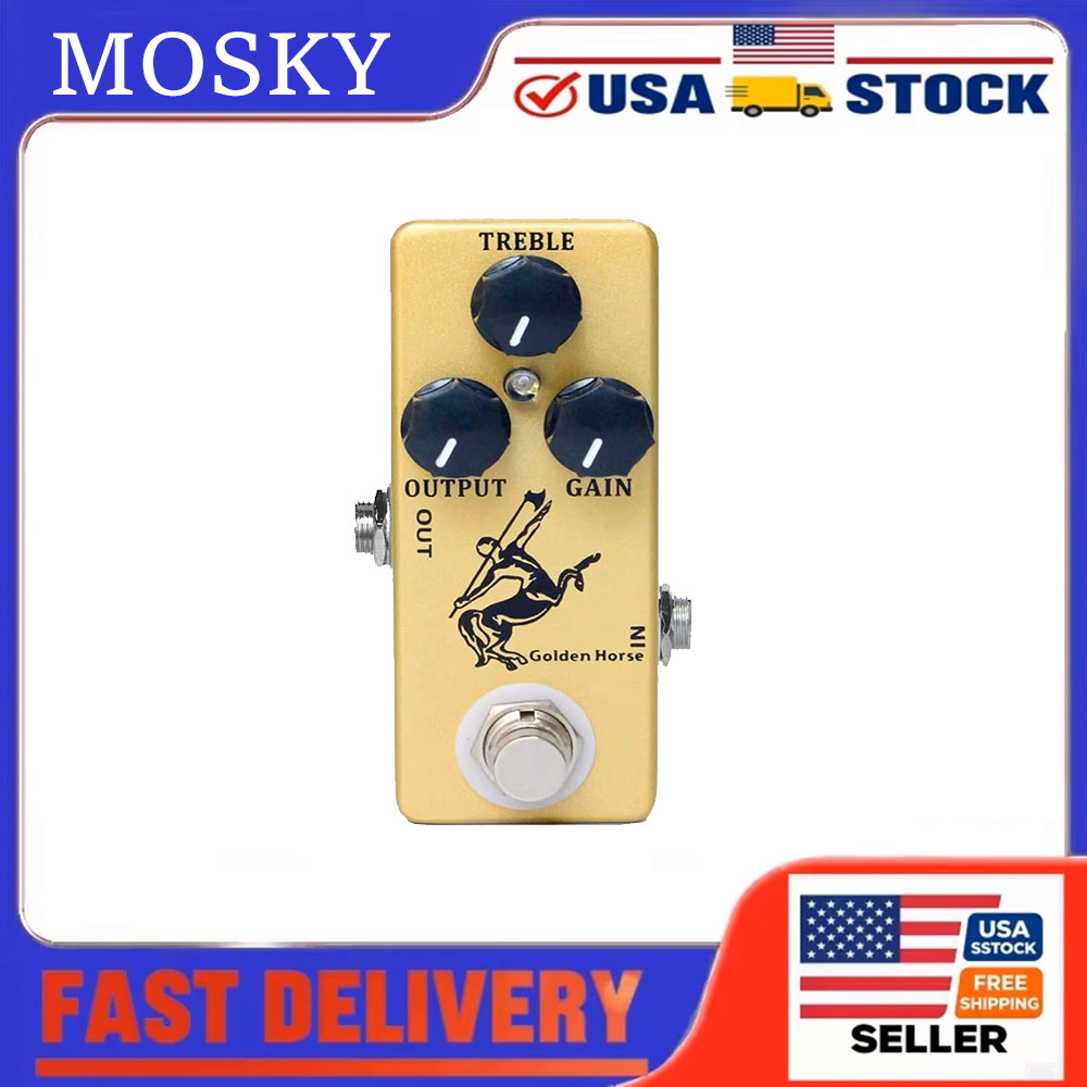 Looper Pedal Guitar - MOSKY Golden Horse Mini Overdrive Guitar