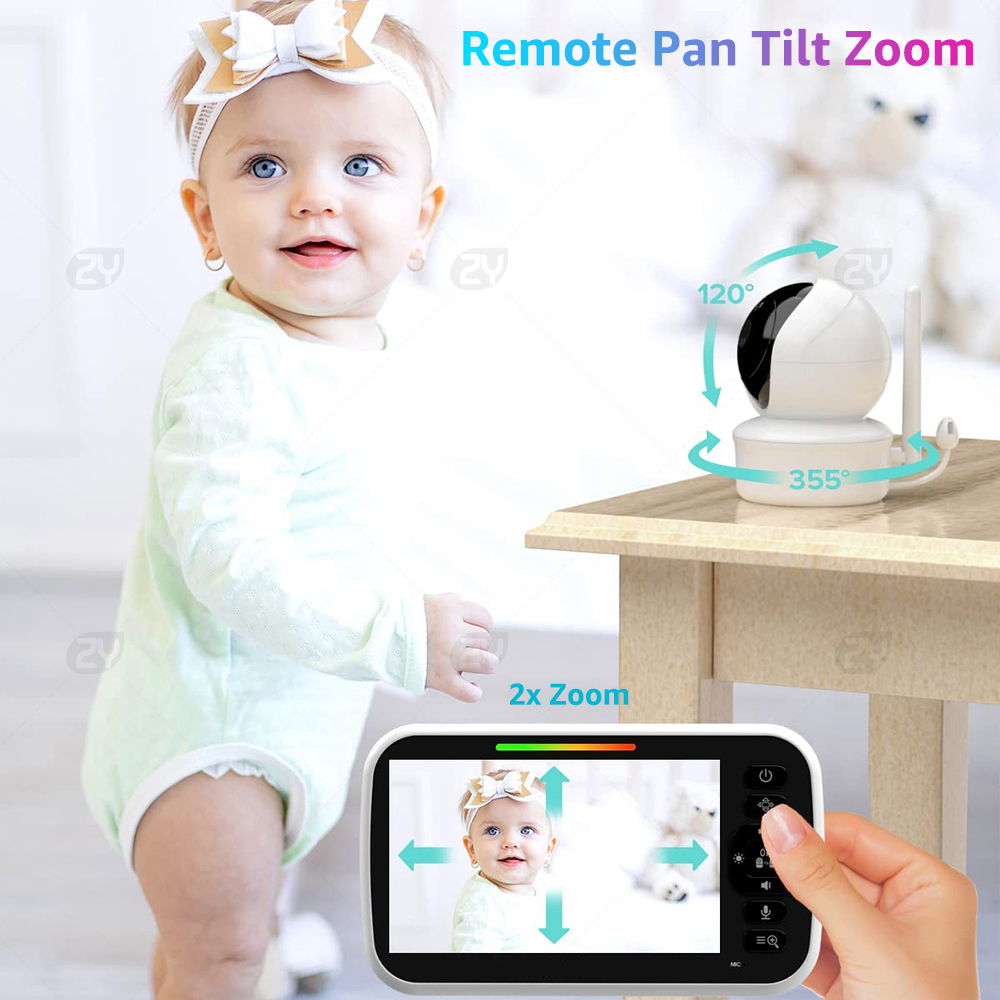 4.3 Inch Split Screen Baby Mon - Audio Music Google 评论和价格