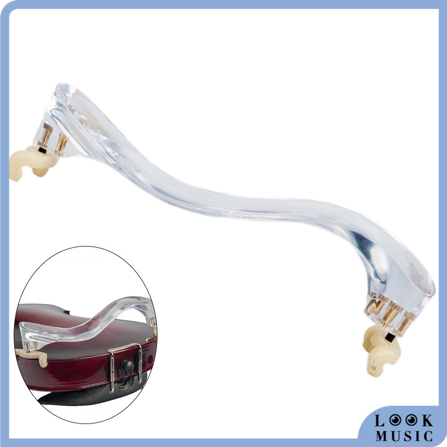 LOOK Adjustable Crystal Transp - Violin Shoulder Rest 评论和价格