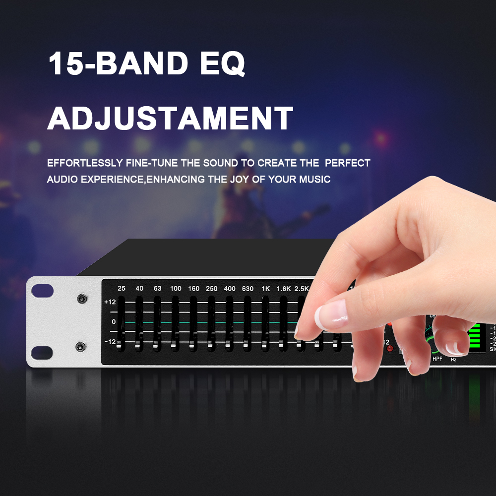 Eq215 Dual 15-Band Graphic Equ - Audio Music Mixer 评论和价格