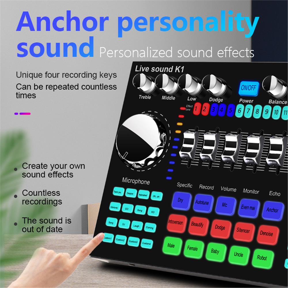 Live Sound Card Portable Inter - Audio Music Mixer 评论和价格