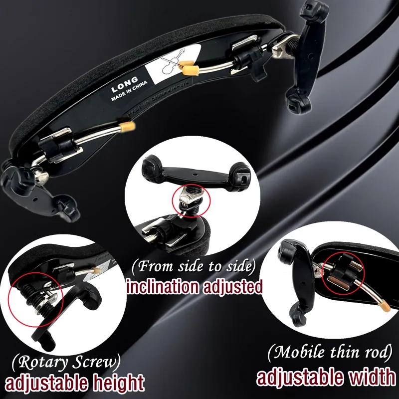 Adjustable 4/4 3/4 violin High - Violin Shoulder Rest 评论和价格