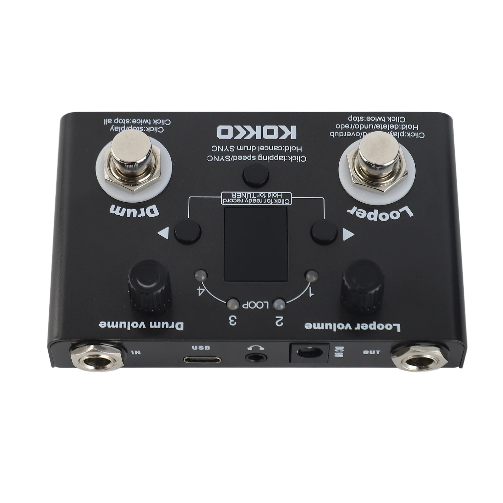 KOKKO Multifunctional Drum Mac - Looper Pedal Guitar 评论和价格