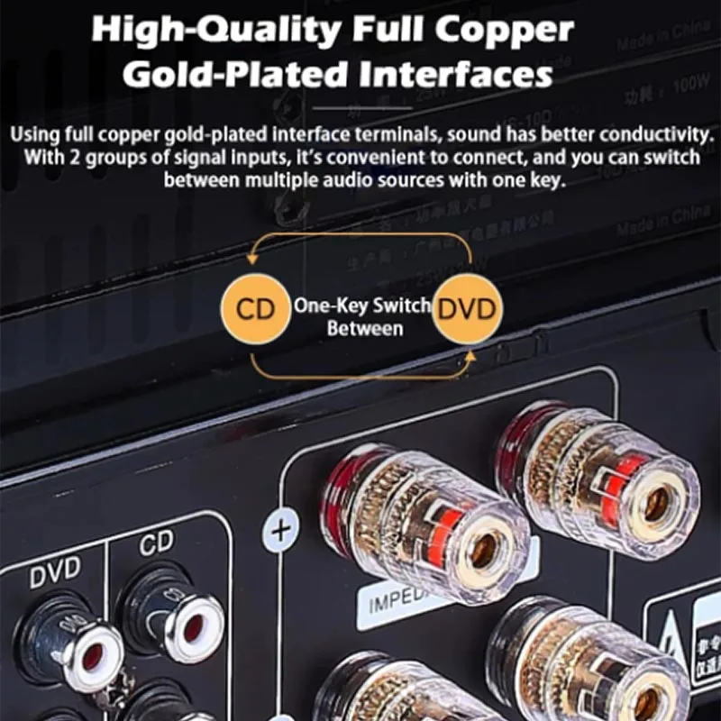 HIFI 2.1Ch Vacuum Tube Amp Blu - Audio Music In Youtube 评论和价格