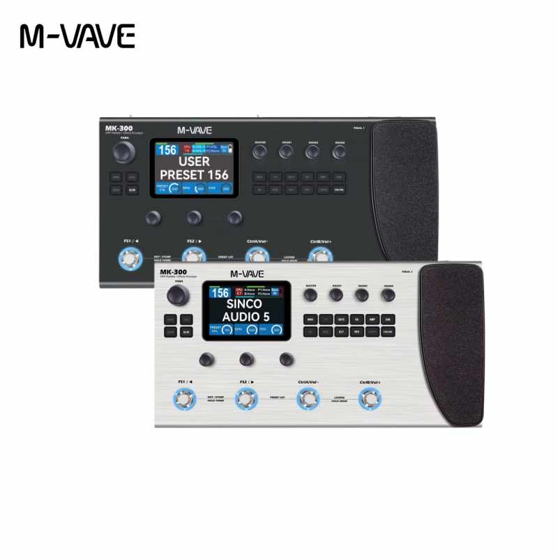 M-VAVE MK-300 Guitar and Bass  - Looper Pedal Guitar 评论和价格