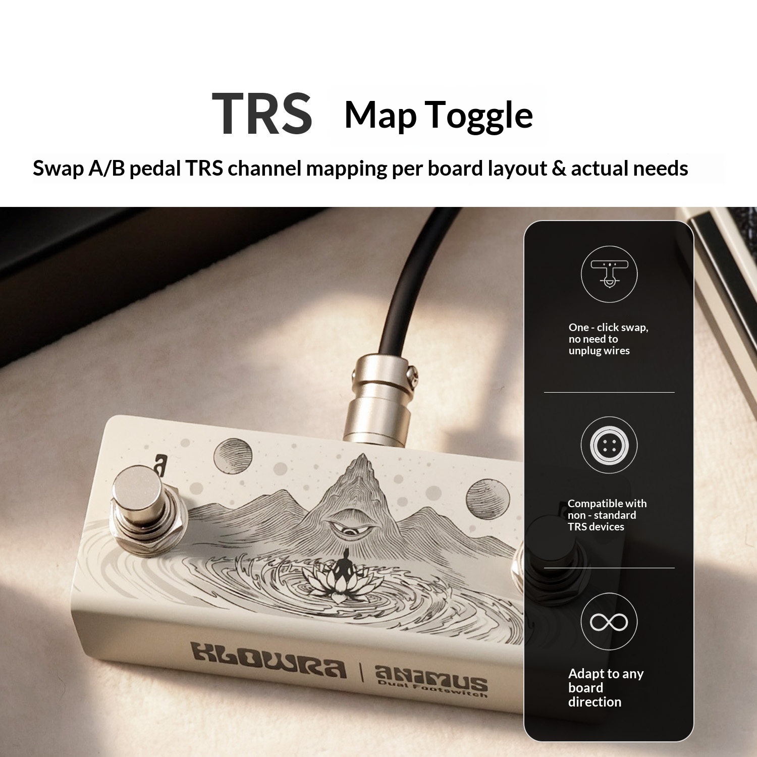 KLOWRA Animus Dual Momentary F - Looper Pedal Guitar 评论和价格