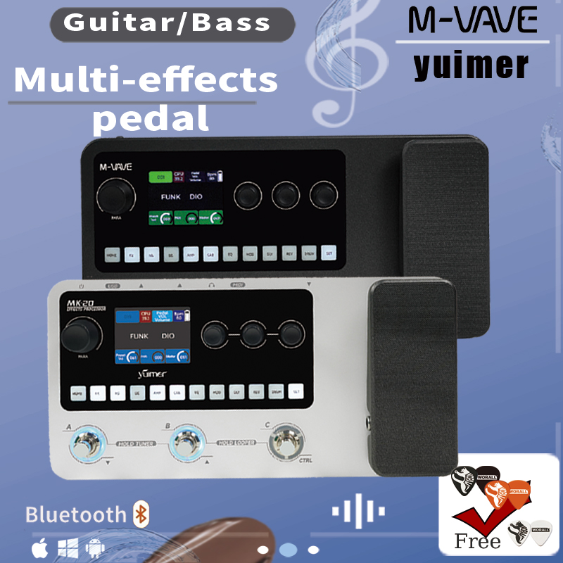 M-VAVE/Yuimer MK-20 Guitar/Bas - Looper Pedal Guitar 评论和价格