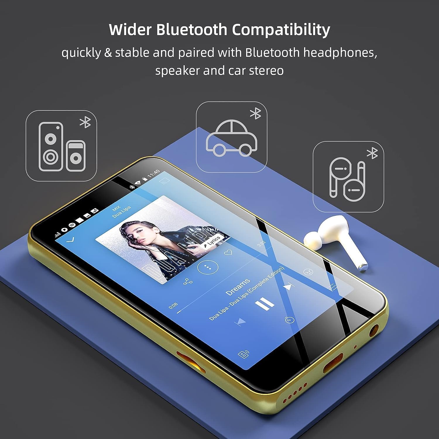 Reproductor MP4/MP3 Player Blu - Audio Music To Video 评论和价格