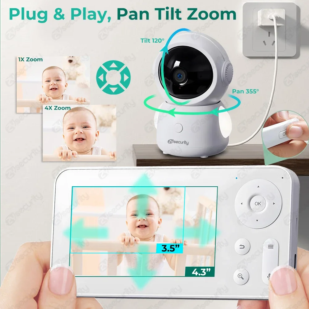 WiFi Baby Monitor with App Con - Audio Music Google 评论和价格