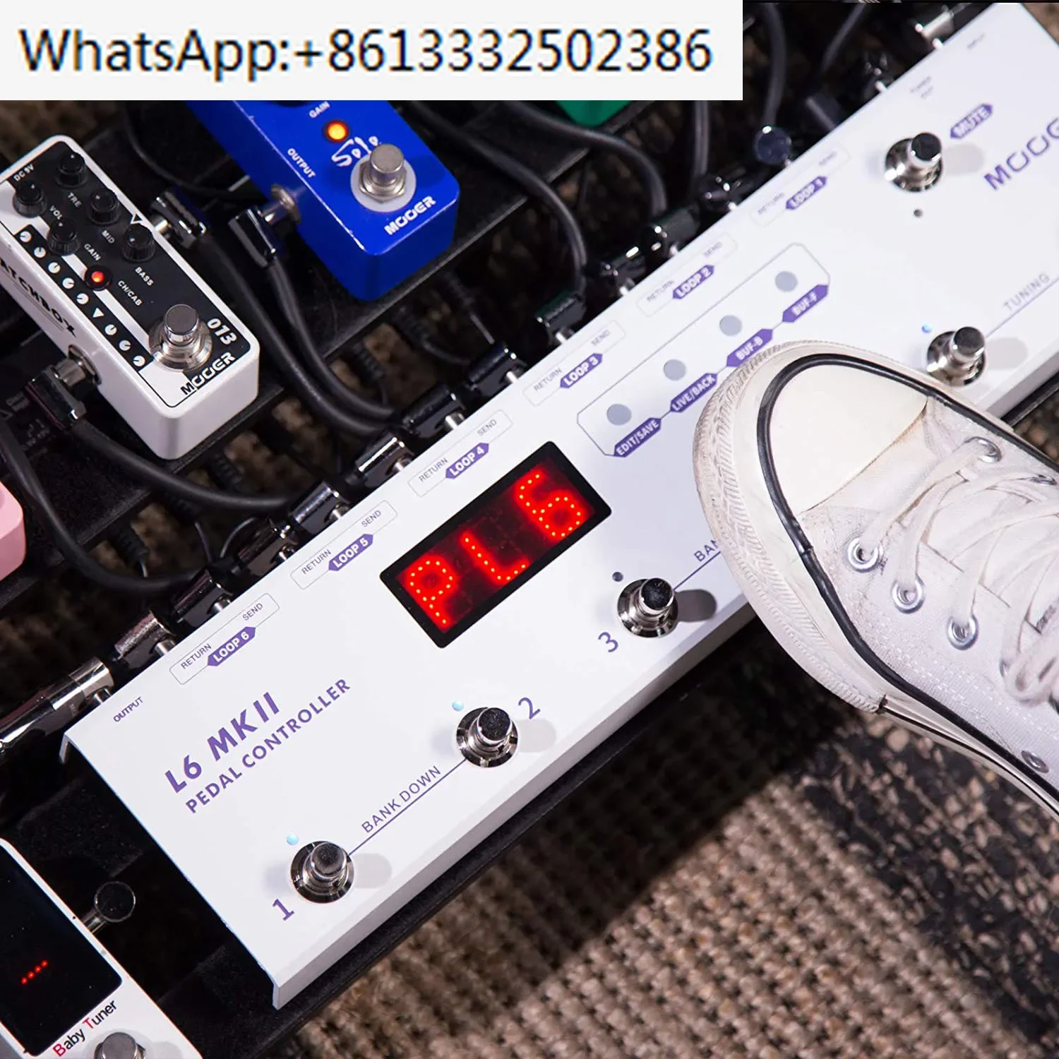 Mooer Pedal Controller Acousti - Looper Pedal Guitar 评论和价格