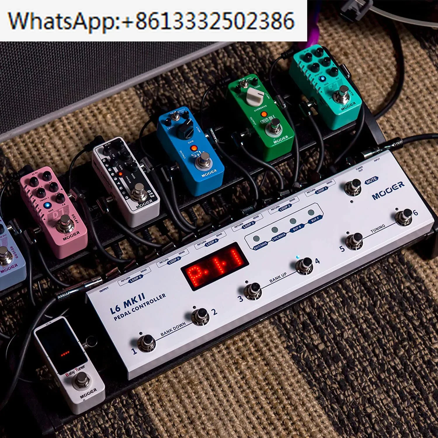 Mooer Pedal Controller Acousti - Looper Pedal Guitar 评论和价格