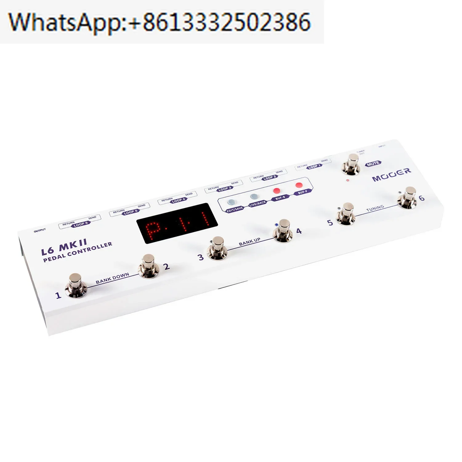 Mooer Pedal Controller Acousti - Looper Pedal Guitar 评论和价格