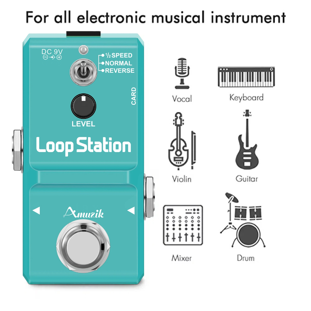 Amuzik Guitar Bass Keyboard Rh - Looper Pedal Guitar 评论和价格