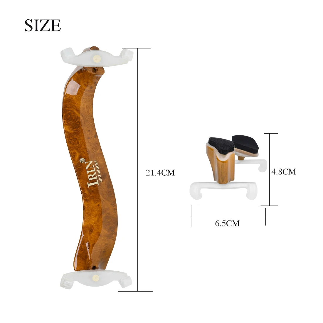 IRIN 4/4 3/4 Violin Shoulder R - Violin Shoulder Rest 评论和价格