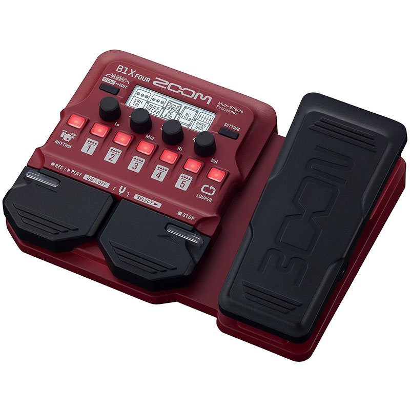 ZOOM B1X FOUR Bass Multi-Effec - Looper Pedal Guitar 评论和价格