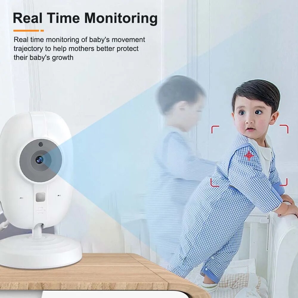 3.5'' Video Baby Monitor 2.4G  - Audio Music To Video 评论和价格