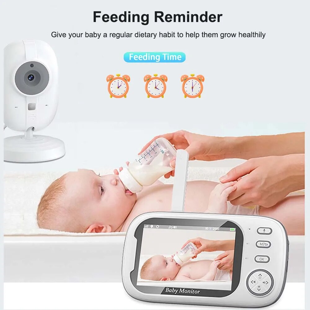 3.5'' Video Baby Monitor 2.4G  - Audio Music To Video 评论和价格