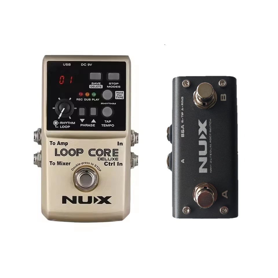Nux Loop Core Deluxe Guitar Ef - Looper Pedal Guitar 评论和价格