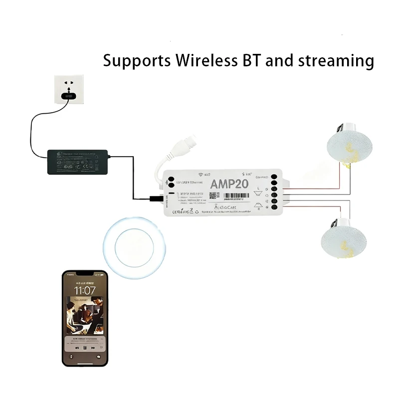 Audiocast Amp20 Wireless Strea - Audio Music In Youtube 评论和价格