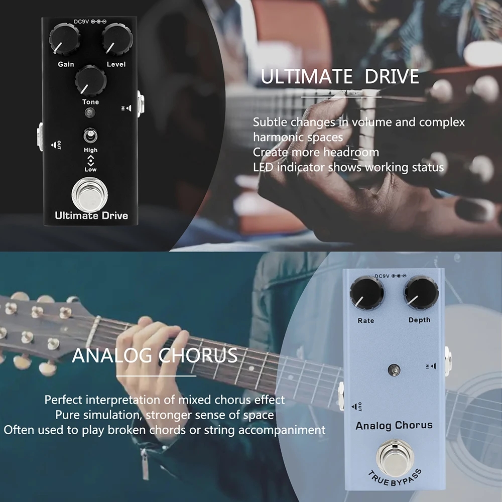 Electric Guitar Pedal Overdriv - Looper Pedal Guitar 评论和价格