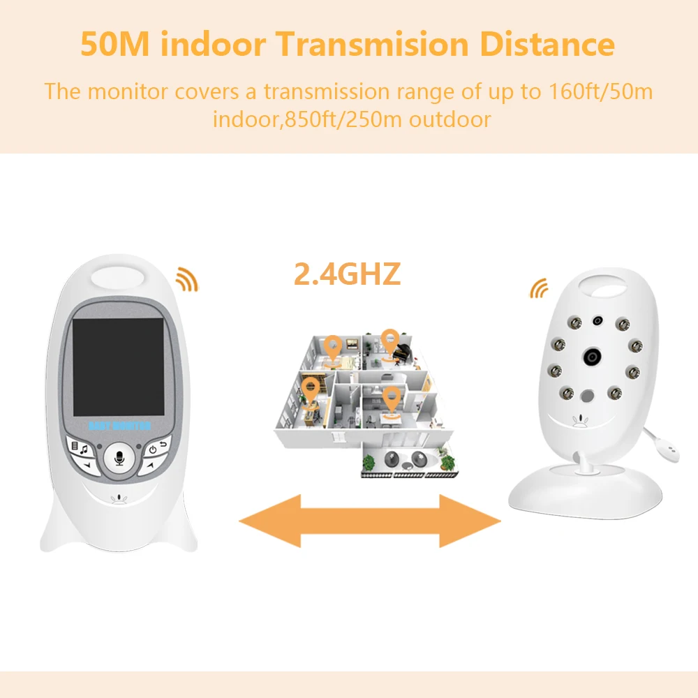 VB601 Electronic Baby Monitor  - Audio Music To Video 评论和价格