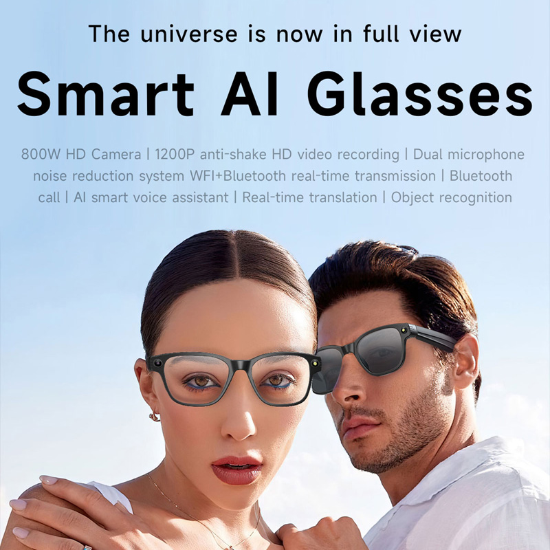 AI Smart Glasses 8 Million Cam - Audio Music To Video 评论和价格