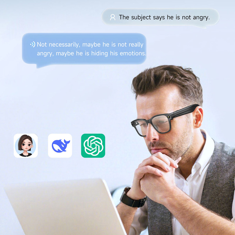 AI Smart Glasses 8 Million Cam - Audio Music To Video 评论和价格