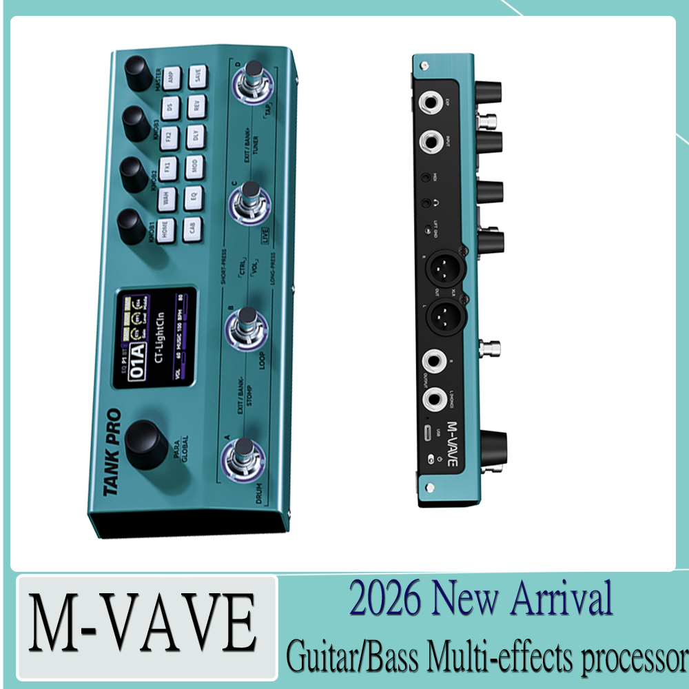 M-VAVE TANK PRO Guitar Bass Mu - Looper Pedal Guitar 评论和价格