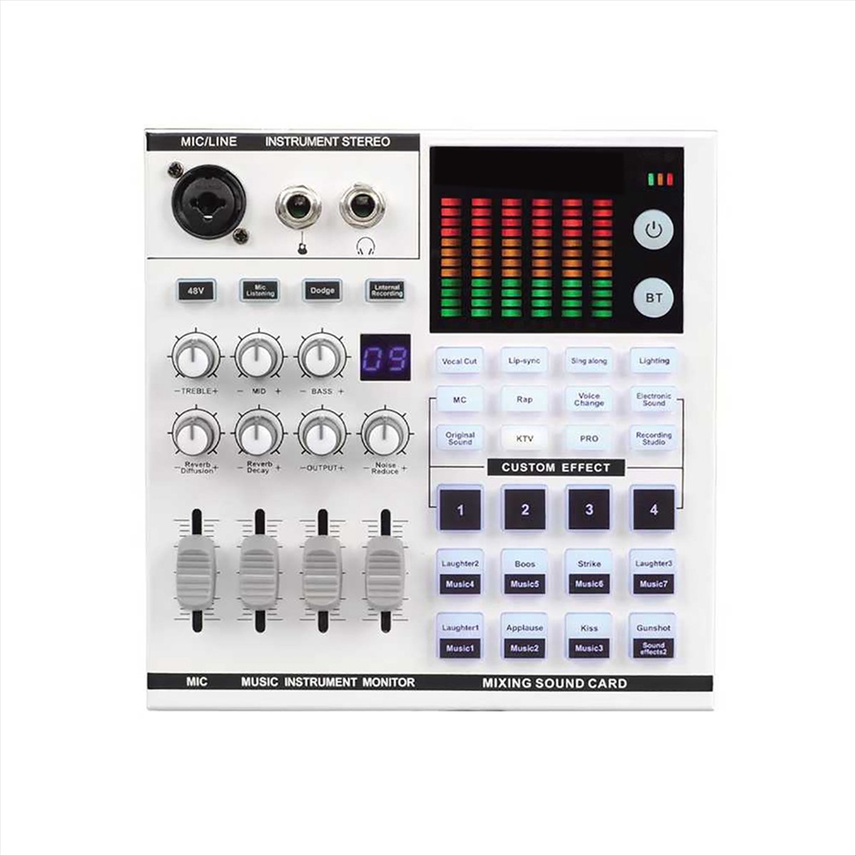 DTC5 SN800 Live Sound Card Voi - Audio Music Mixer 评论和价格