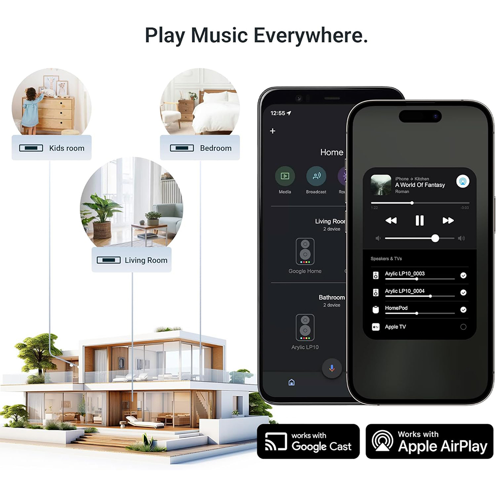 Arylic LP10 Wireless Music Str - Audio Music Google 评论和价格