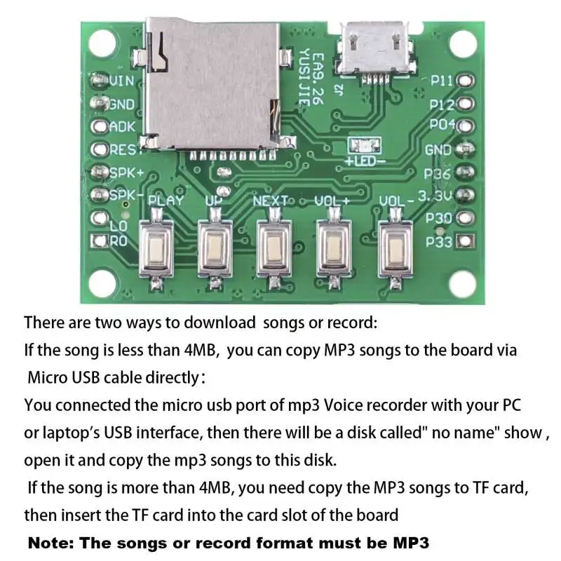 RCmall MP3 Voice Module Kit We - Audio Music Download Free 评论和价格